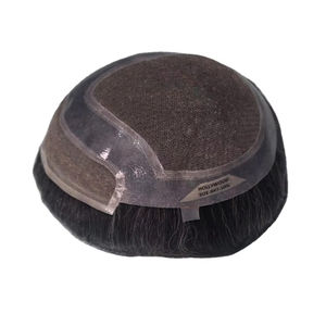 Toupee para Hombre Taz Hair, Peluca de Cabello Humano 100%, Densidad Cruda 60%-150%, Cabello Indio Remy, Resistente al Agua, Ondulado - Product Image 2