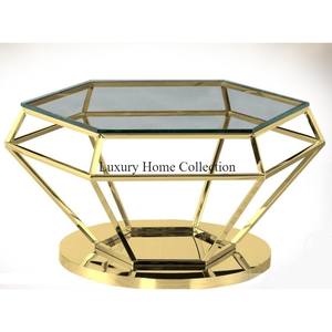 Feuille florale Designer métal décoratif fin et table d'appoint couleur argent brillant poli nickelé à la main concepteur fournitures - Product Image 5