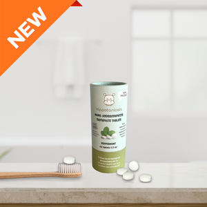 Comprimés de dentifrice avec hydroxyapatite dans un tube biodégradable (60 comprimés) - Product Image 4