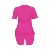 Haute qualité anti-transpiration coton matériel femmes été Shorts ensemble mode tenue demi manches Article femmes été Shorts ensemble