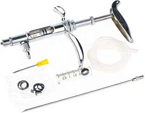 Injecteur de vaccin à seringue continue de haute qualité équipement vétérinaire réglable utilisation de volaille Instruments vétérinaires pour bétail - Product Image 3