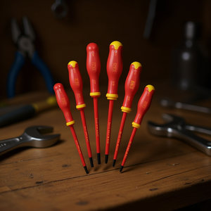 Juego de 6 destornilladores para tornillos de ranura y Phillips de 1000 V para uso doméstico o profesional - Product Image 3