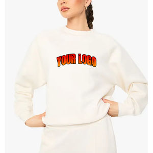 Sweat-shirt décontracté pour femme de haute qualité, sur mesure, 100% coton molletonné, séchage rapide, respirant, manches longues, surdimensionné, pour l'hiver - Product Image 3