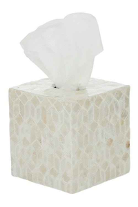 กล่องใส่กระดาษเช็ดปากแบบคลาสสิก งานแฮนด์เมด พร้อมลายฝัง สำหรับตกแต่งบ้าน สำนักงาน ร้านอาหาร คาเฟ่ SANIYA HANDICRAFT SH-3092 - Product Image 2