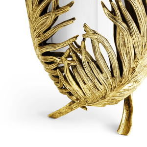 Soporte moderno con acabado de acero inoxidable, jarrón decorativo de hoja de oro galvanizado, florero de Metal de mesa - Product Image 2