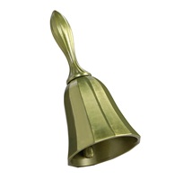 Cloches en laiton gravées, décoratives pour la maison, l'église, Noël, écologiques, polies, impression numérique, logo personnalisé, uniques