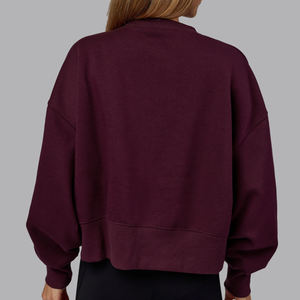 Sweat-shirt à capuche pour femme, coupe ample, manches longues, intérieur en polaire doux pour la chaleur et le confort, style pull, coupe décontractée - Product Image 2