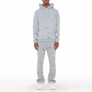 กางเกงวอร์มทรงบานสำหรับผู้หญิงน้ำหนักมากโลโก้ได้ตามต้องการกางเกงมีฮู้ดและกางเกงคุณภาพสูงพร้อมคุณสมบัติเป็นมิตรกับสิ่งแวดล้อม - Product Image 1