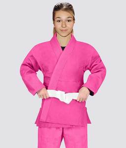 Logotipo personalizado cómodo Gi Karate uniforme azul y blanco Jiu Jitsu Judo uniforme ligero para el entrenamiento - Product Image 6