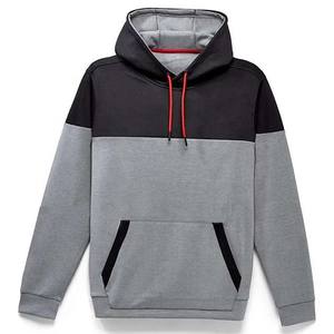 Vente en gros Design de logo personnalisé Vêtements d'hiver décontractés vierges à manches longues Nouvelle mode de base Sweats à capuche en molleton de coton pour hommes Respirant - Product Image 4