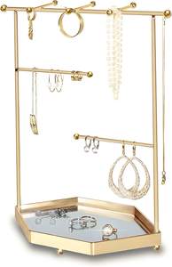 Présentoir de bijoux en laiton pour la décoration de la maison et le stockage de bijoux suspendus - Product Image 2