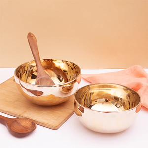 ชามผสมสลัดสองชั้นเคลือบด้วยความร้อนสุดสร้างสรรค์จากโรงงาน304จีน - Product Image 3