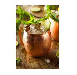 Mug en cuivre pur fait de tasses à mule de Moscou en cuivre organique ensemble de 2 tasses tasses à mule martelées antiques - Product Image 6