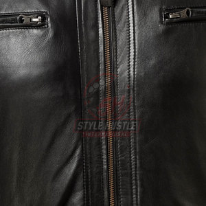 Chaqueta de Cuero para Hombre a Prueba de Viento, Último Modelo, Venta al Por Mayor, Chaqueta de Invierno Impermeable para Hombre, Superventas en Línea - Product Image 6