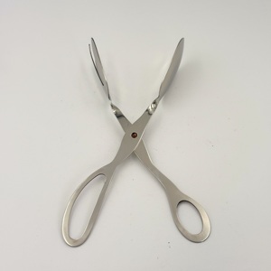 Pinces à glaçons tendance en acier inoxydable avec finition polie pour bar, fête et maison, gadget en métal pour barbecue, pain, dessert - Product Image 1
