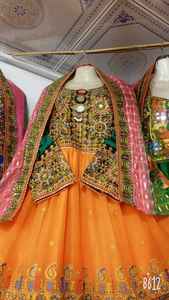 Dernières robes traditionnelles afghanes Kuchi pour mariage Salwar Kameez Shalwar Party Vêtements pour femmes Collection ethnique Eid Tissu Matériel - Product Image 6