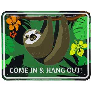 ป้ายโลหะรูปสลอธสำหรับตกแต่งบ้าน ใช้ตกแต่งบ้านและเป็นที่แขวนได้ - Product Image 3