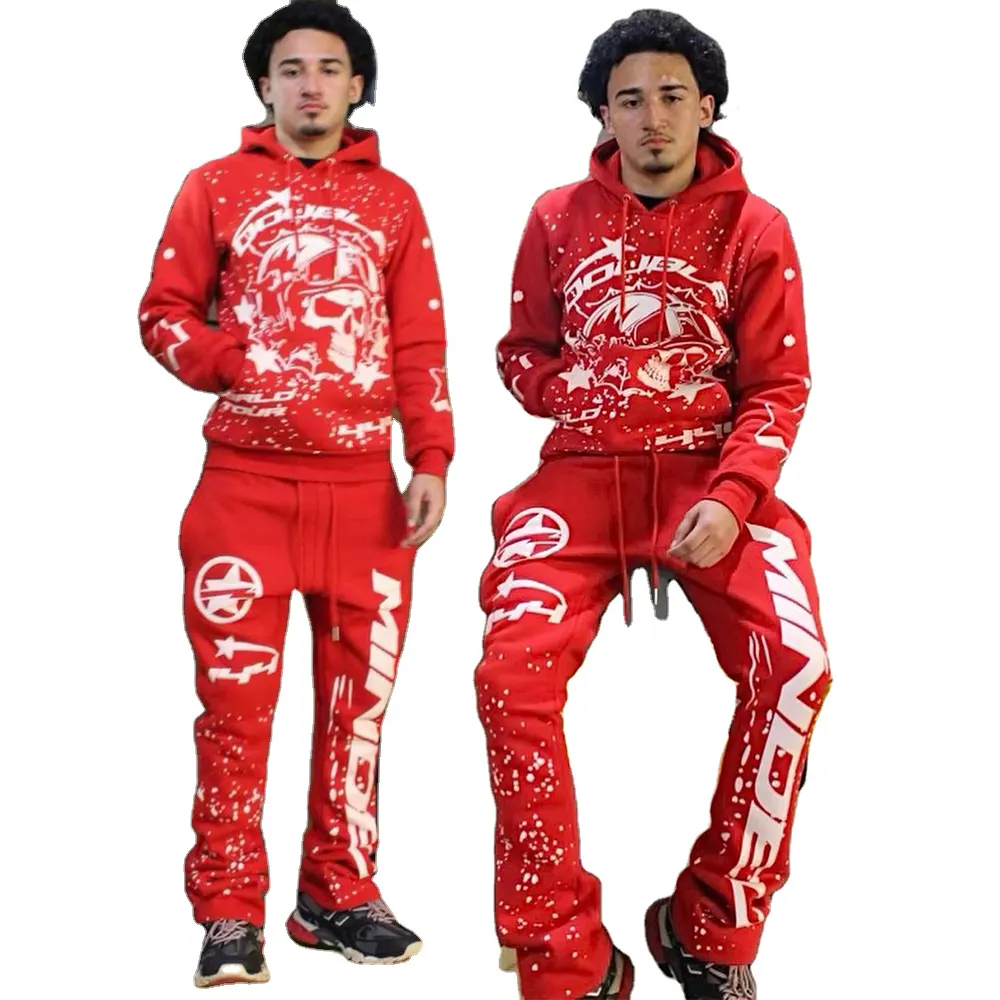 Burnt Orange Velour Tracksuit Orange Sweatsuit Mens Shop High