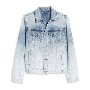 Veste en jean pour homme à manches longues, nouvelle arrivée, fabrication en usine, vente en gros personnalisée - Product Image 1