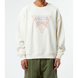 เสื้อสเวตเชิ้ตของผู้ชายคอกลมแขนยาวผ้าคอตตอนแห้งเร็วแบบ100% - Product Image 1