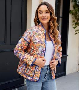 Chaquetas Acolchadas con Logotipo al por Mayor, Ropa de Invierno Nueva, Chaquetas Acolchadas de Manga Larga para Mujer en Venta, Chaqueta Cortavientos de Primera Calidad - Product Image 3