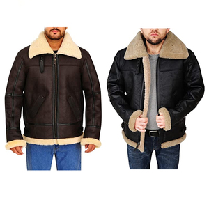 Chaquetas de cuero de motorista más nuevas reversibles de calidad superior lavables a máquina de calidad portátil de color marrón - Product Image 3