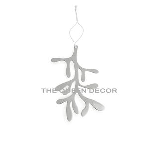 Elegante brillante aluminio pulido Santa Claus eléctrico nueva forma Navidad colgante tela decorativa decoraciones navideñas - Product Image 4