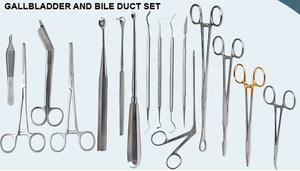 Ensemble d'instruments chirurgicaux pour la vésicule biliaire et les voies biliaires - Product Image 2