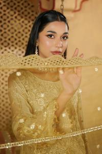 Costumes de prêt-à-porter pakistanais vêtements de fête vente en gros de prêt-à-porter shalwar kameez design pour femmes costumes de fête brodés de créateurs - Product Image 5