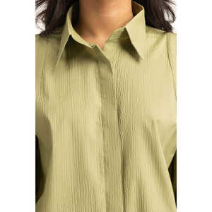 เสื้อฤดูร้อนลำลองคอจีน WM-COD-SS25-330T ระบายอากาศได้ดี สวมใส่สบาย ทรงปกติ - Product Image 2