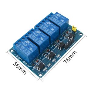 Module de relais optocoupleur 4 canaux 12V Aek-Tech avec indicateurs LED - Contrôleur de moteur - Product Image 4