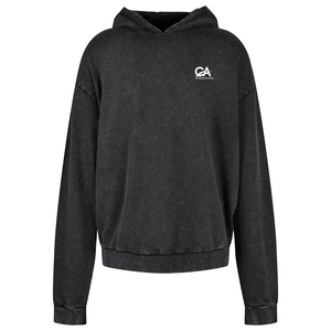 Último producto personalizado mejor alta calidad 100% algodón diseño hombres ácido lavado sudaderas con capucha su propio logotipo ácido lavado hombres pulóver sudaderas con capucha - Product Image 1