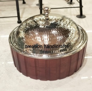 Marmite et casserole en métal en bois Nouveau design Style de luxe de haute qualité pour la maison et l'hôtel - Product Image 1