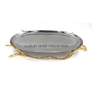 Premium Handcrafted Antique Aluminum <b>Serving</b> <b>Bowls</b> with Ornate Detailing and Unusual Shapes for Sophisticated Table Decor - Product Image 1