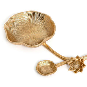 Bol décoratif moderne en or mat avec base ronde Bol élégant en métal pour fruits ou collations pour la décoration de table à manger à la maison - Product Image 6