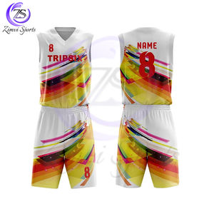 Uniforme d'équipe de sport léger et ample sans manches d'équipe de club respirant de basket-ball - Product Image 6