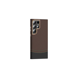 Étui de protection antichoc en fibre de carbone Premium 12Promax compatible MagSafe pour Samsung Galaxy S24 Ultra - Product Image 4