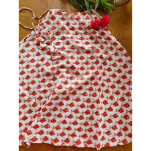 Ensemble de shorts d'été formels pour femme Fintastic, jupe moulante corail et haut long au-dessus du genou - Product Image 3