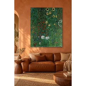 Impression sur toile Fida Klimt Garden with Sunflowers - Product Image 5