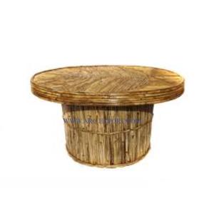 Muebles de hotel y boda, mesa de ratán, mesa interior y exterior de gran tamaño de gran calidad para uso en mesa decorativa de jardín - Product Image 1