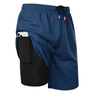 Pantalones cortos de playa informales de verano para hombre, pantalones cortos deportivos de secado rápido para gimnasio, correr, baloncesto, entrenamiento, ropa transpirable sólida, teñido liso - Product Image 3