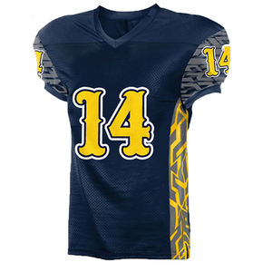 Vente en gros d'uniforme de football américain maillot de football américain vierge personnalisé maillot de football américain cousu pour hommes de la meilleure qualité - Product Image 5