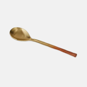 Cuchara de oro de metal más vendida para el restaurante casero de la boda en el precio bajo de la India - Product Image 1