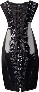 High Quality New European Style Breathable Leather Button Sexy Lingerie Waist <b>Trainer</b> Garter Belt <b>Lace</b> Corset Women's Clothing - Product Image 4