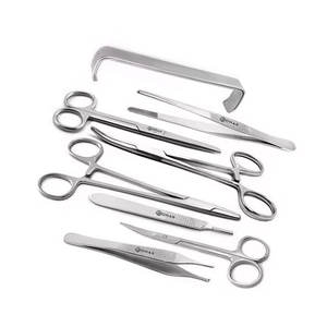 Ensembles d'instruments chirurgicaux abordables de marque Kit d'outils de dissection en acier inoxydable 8 pièces Ensemble d'instruments de dissection Neurochirurgie - Product Image 2