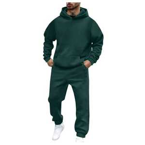 Sweat à capuche Costumes pour hommes 2 pièces Ensemble de survêtements pour hommes Manches longues Casual Running Sports Sweatsuit - Product Image 5