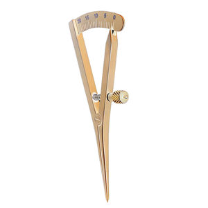 Castroviejo jauge d'étrier de mesure en acier inoxydable orthodontique outil de mesures oculaires précises - Product Image 5