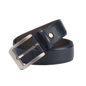 Ceinture en cuir de haute qualité de couleur unie, prix de gros, fabrication en usine, ceintures en cuir véritable du Pakistan - Product Image 2