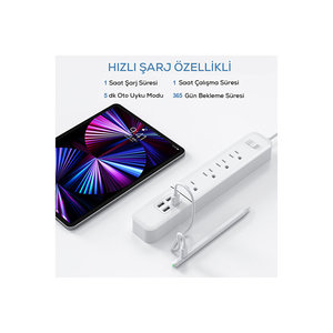 Netzy SAFA New Series Pencil 16 Stylus Touchscreen <b>Tablet</b> <b>Pen</b> White Compatible IOS Aluminium Material Nib Tip Magnetic Type C - Product Image 4