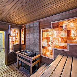 Azulejos de ladrillos de sal del Himalaya de tamaño 8x4x2 artesanías naturales de IMPEX PAKISTAN para construir salas de sal y salas de terapia - Product Image 4